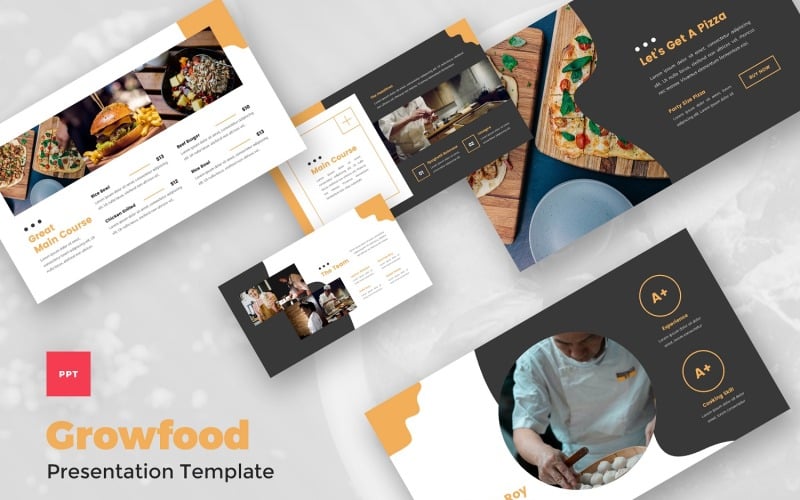 growfood food amp beverages powerpoint template original