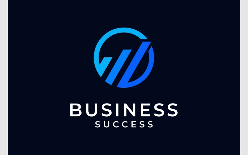 growth chart business success logo original