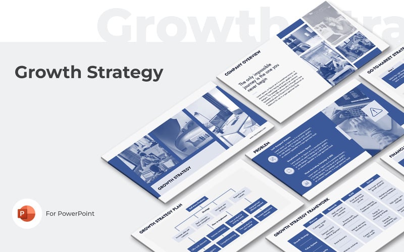 growth strategy powerpoint template original