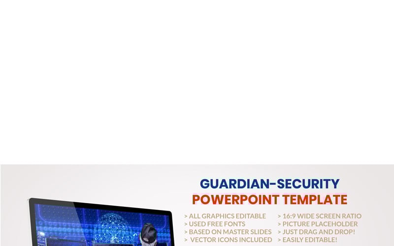 guardian security powerpoint template original