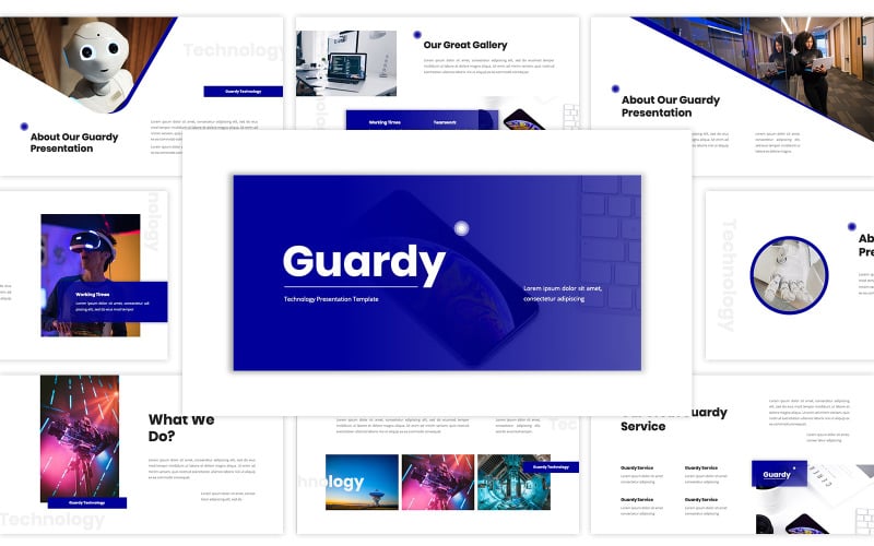 guardy technology powerpoint template original