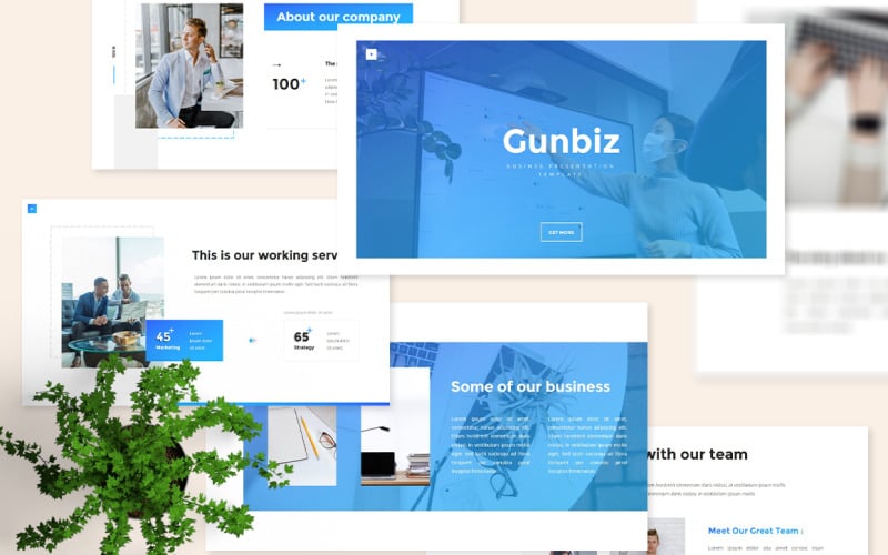 gunbiz business powerpoint template original