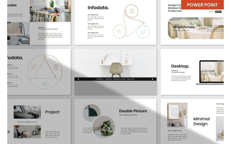 gurren minimal powerpoint presentation templates original