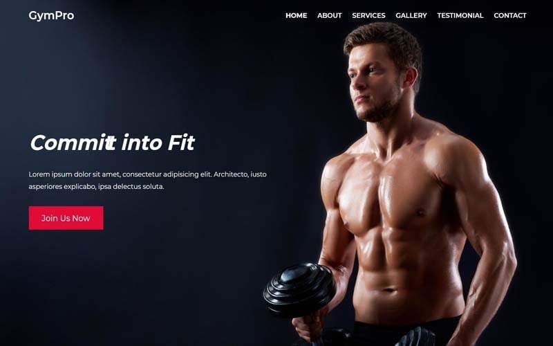 gympro gym amp fitness html template original