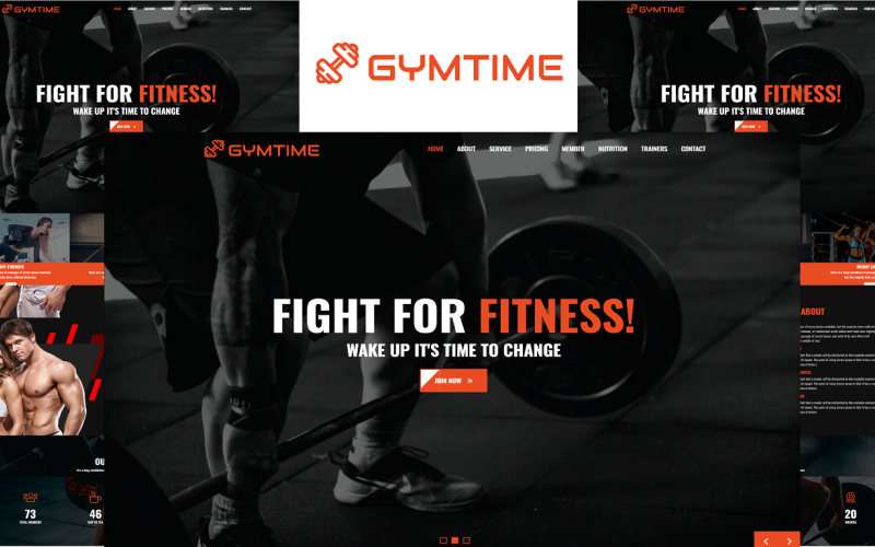 gymtime gym landing page html landing page template original