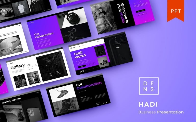 hadi busines powerpoint template original