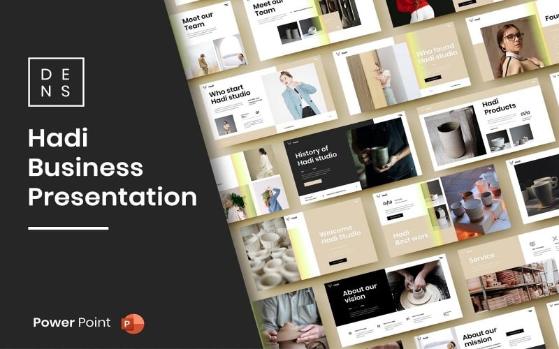 hadi business powerpoint template original