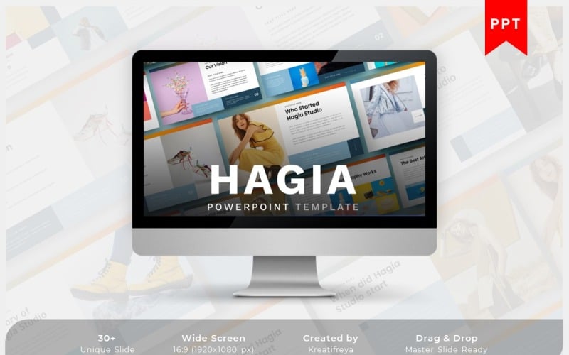hagia powerpoint creative template original