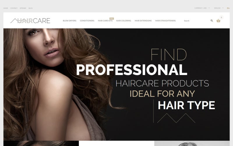 hair care prestashop theme original