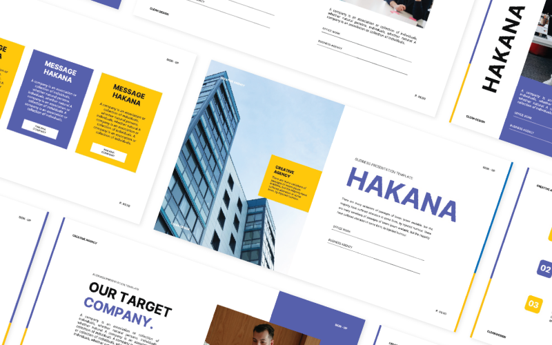 hakana a creative agency powerpoint template original