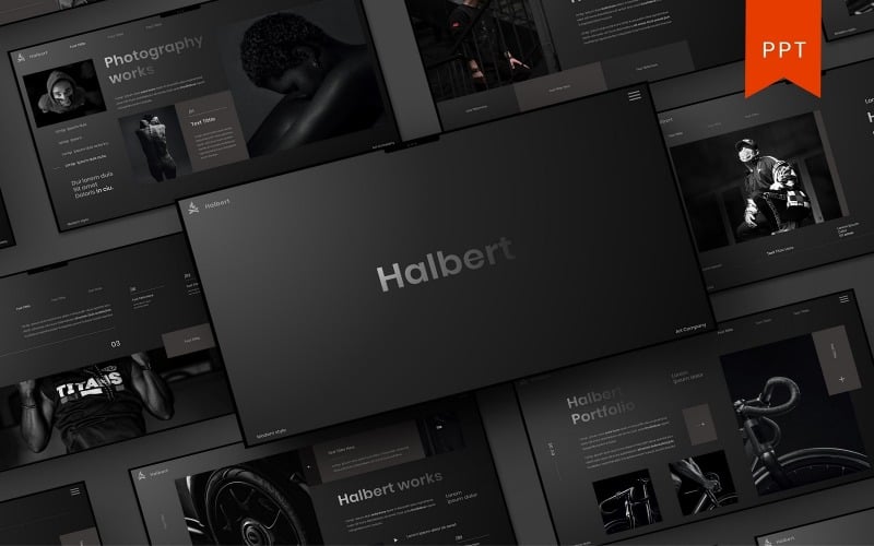 halbert business powerpoint template original