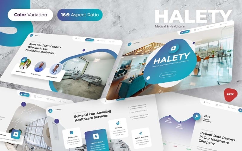 halety medical amp healthcare powerpoint original