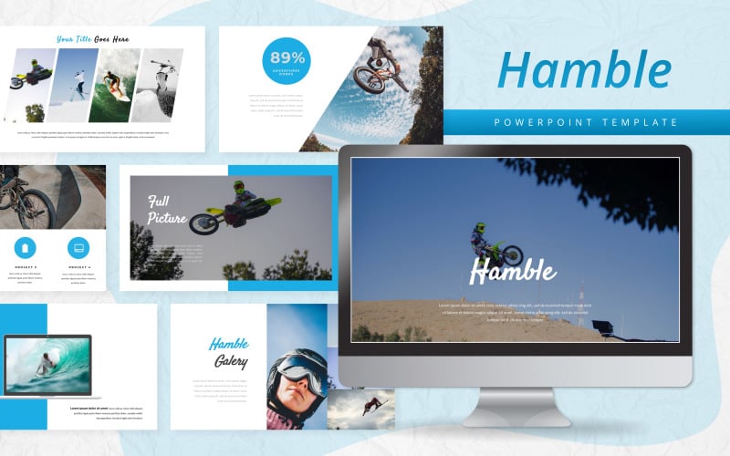 hamble sport powerpoint template original