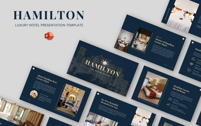 hamilton luxury hotel powerpoint template original