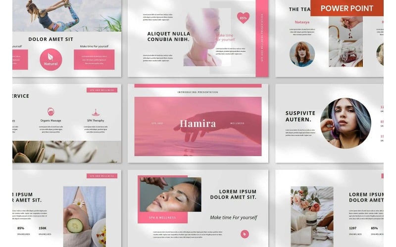 hamira spa amp wellness powerpoint presentation templates original