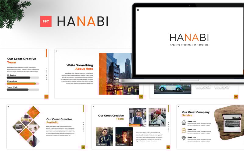 hanabi creative powerpoint original