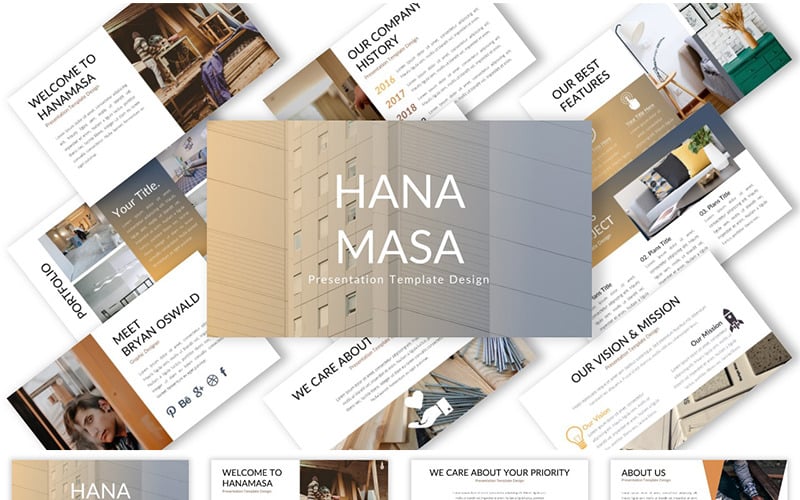 hanamasa powerpoint template original