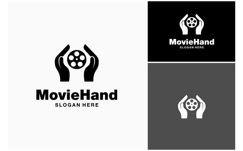 hand movie film cinema logo original