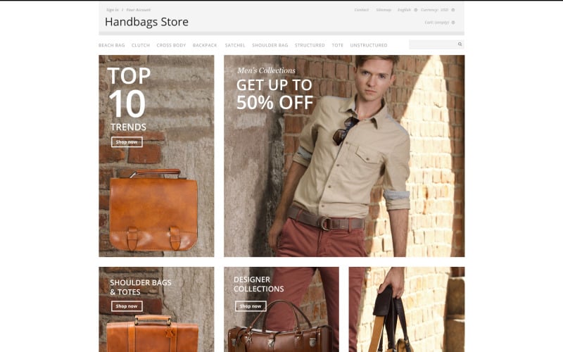 handbags store prestashop theme original