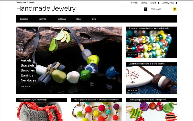 handmade ornaments prestashop theme original