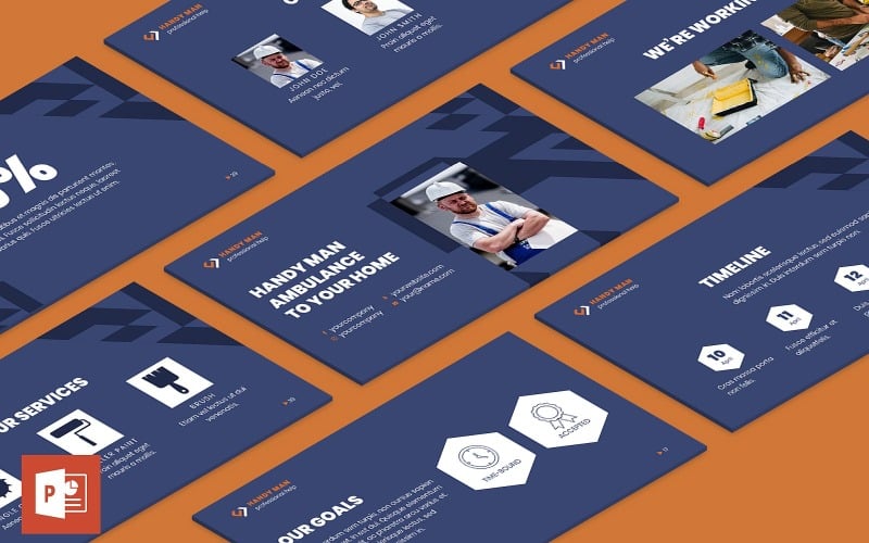 handyman presentation powerpoint template original