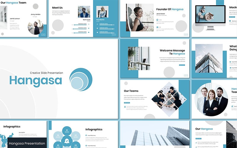 hangasa powerpoint template original