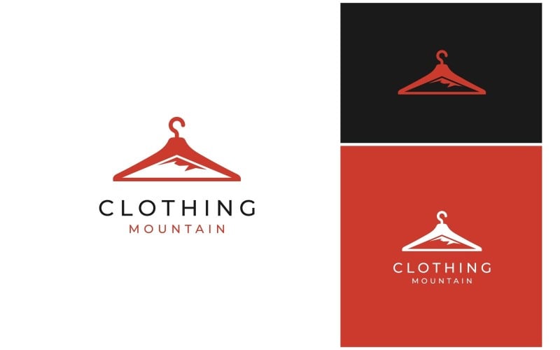 hanger clothing mountain logo original