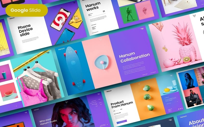 hanum business google slide template original