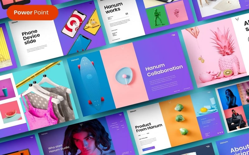 hanum business powerpoint template original