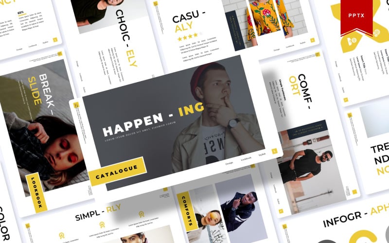 happening powerpoint template original