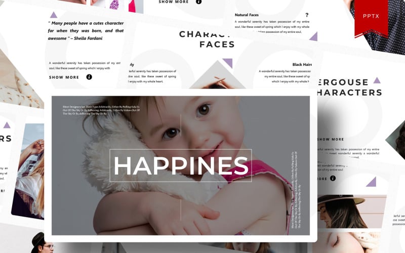 happines powerpoint template original