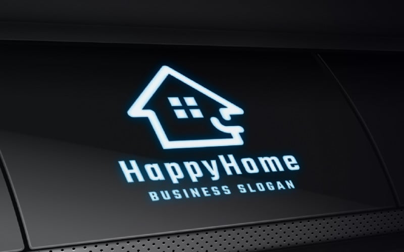 happy home real estate logo original