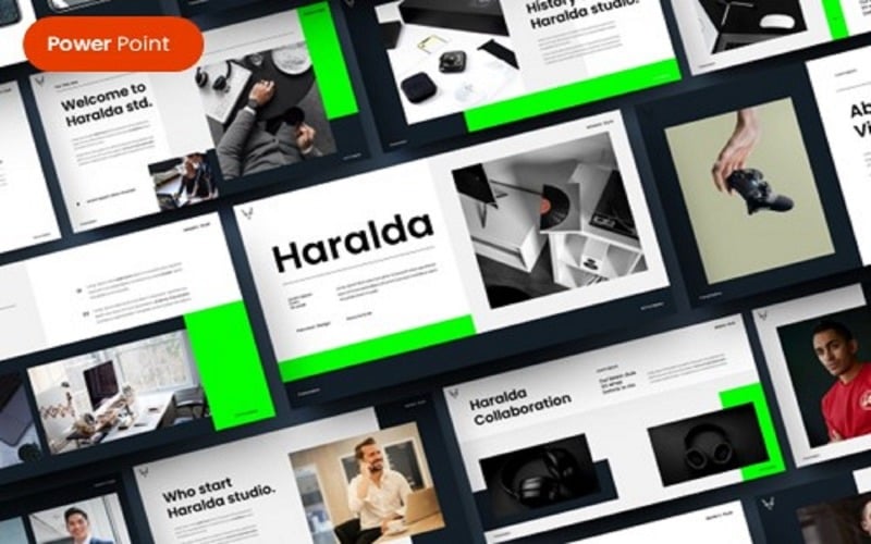 haralda business powerpoint template original