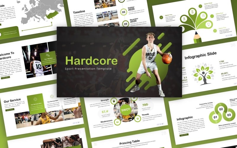 hardcore sport multipurpose template original