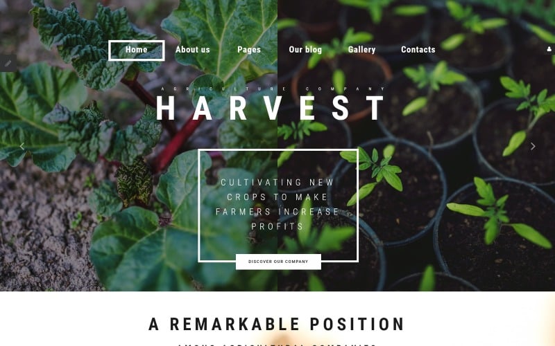 harvest agriculture company joomla template original