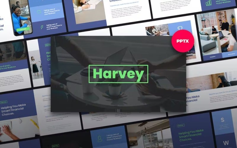 harvey multipurpose powerpoint template original