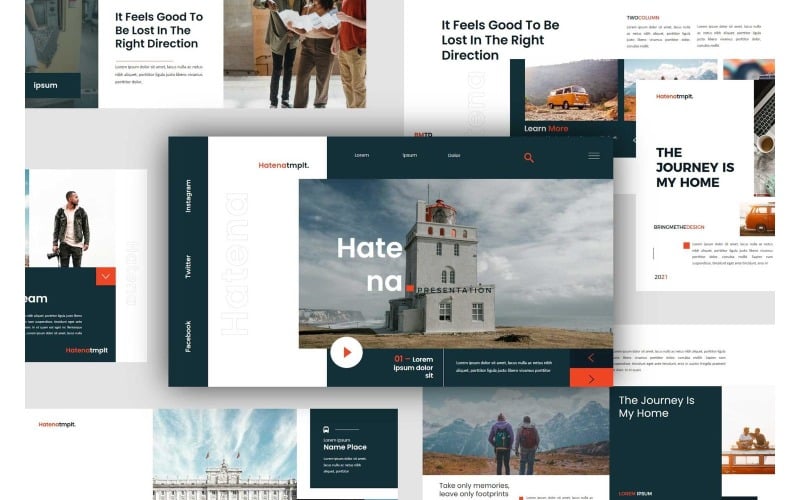 hatena powerpoint presentation template original