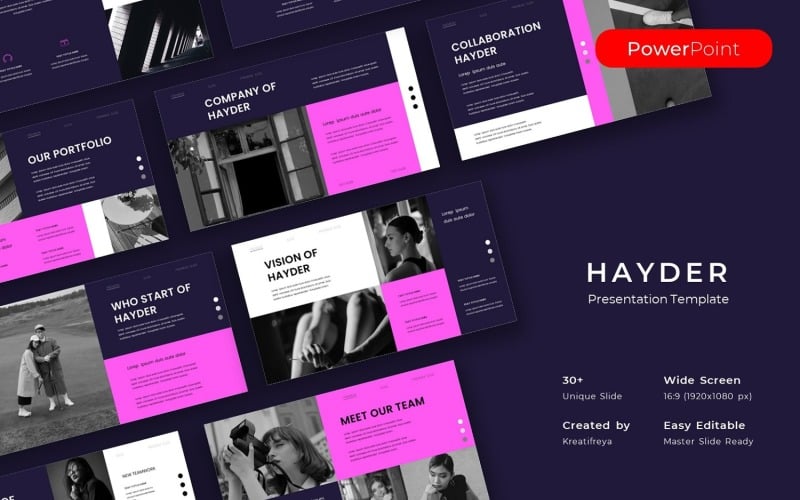 hayder business powerpoint template original