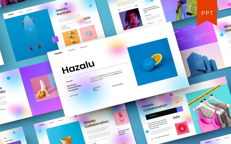 hazalu business powerpoint template original