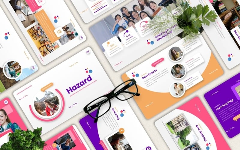 hazard university powerpoint template original