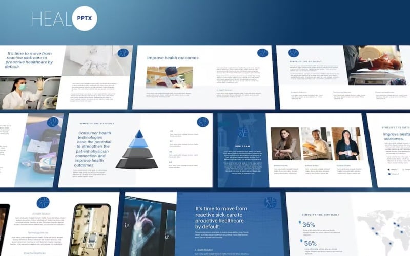 heal medic theme powerpoint template original