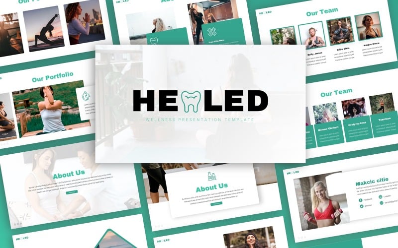 healed wellness multipurpose powerpoint template original