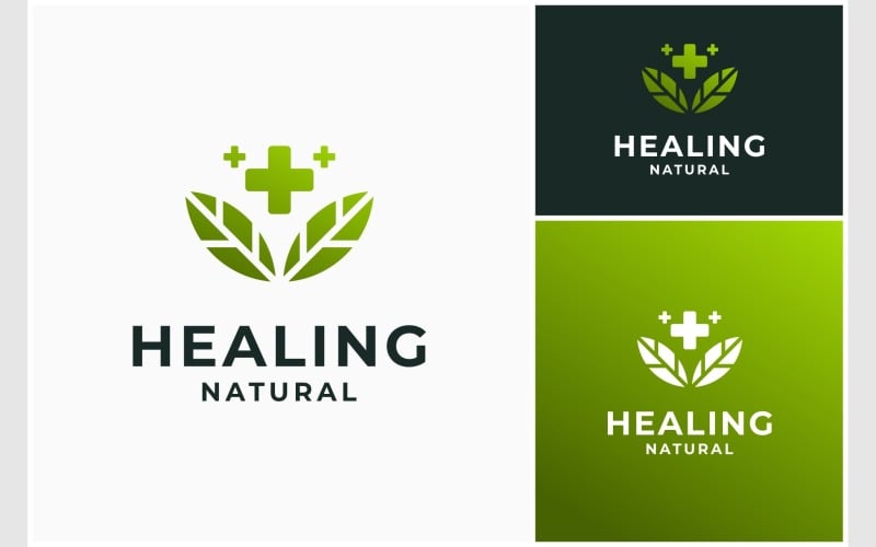 healing natural medicine logo original