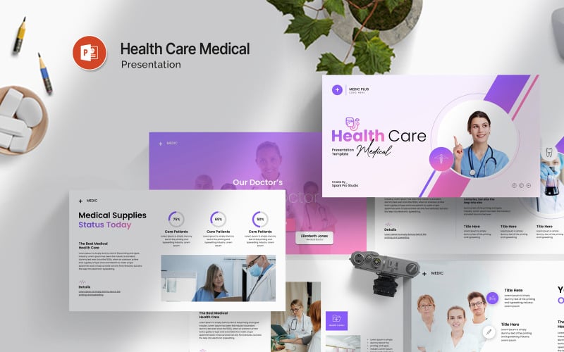 health care medical presentation template original