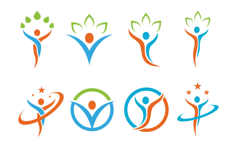 health people human caracter logo original