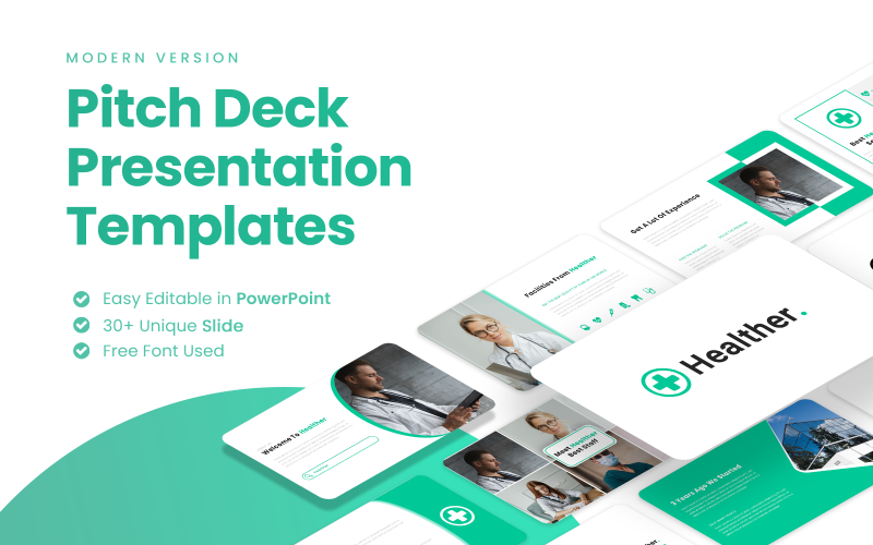 healther modern healthcare powerpoint template original