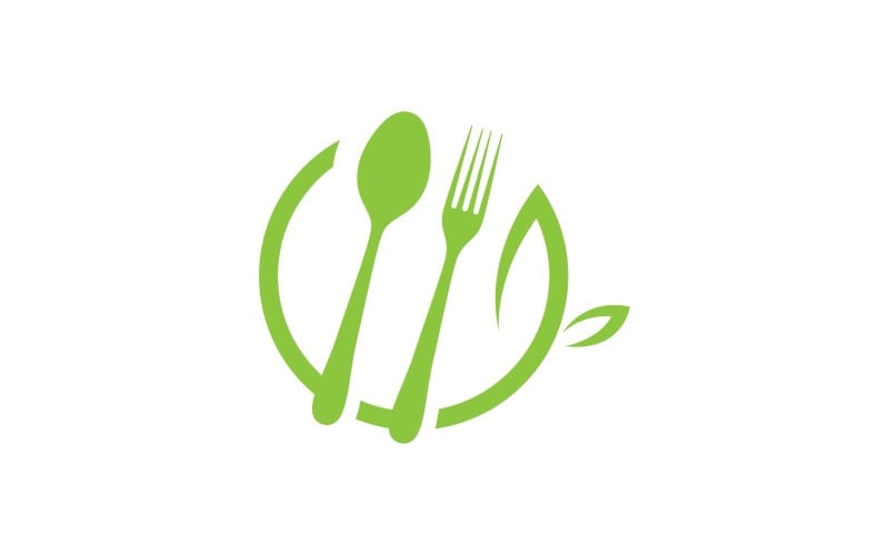 healthy food vector logo design template v original
