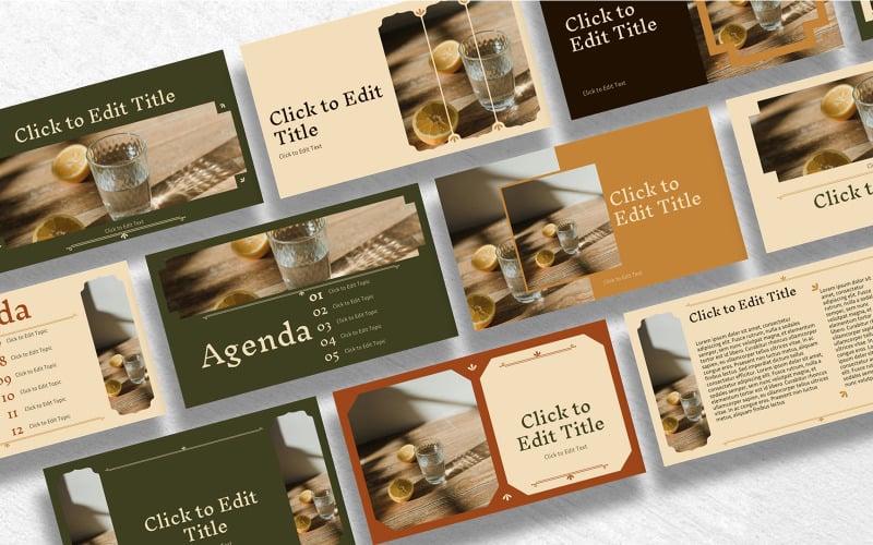 healthy lifestyle powerpoint template original