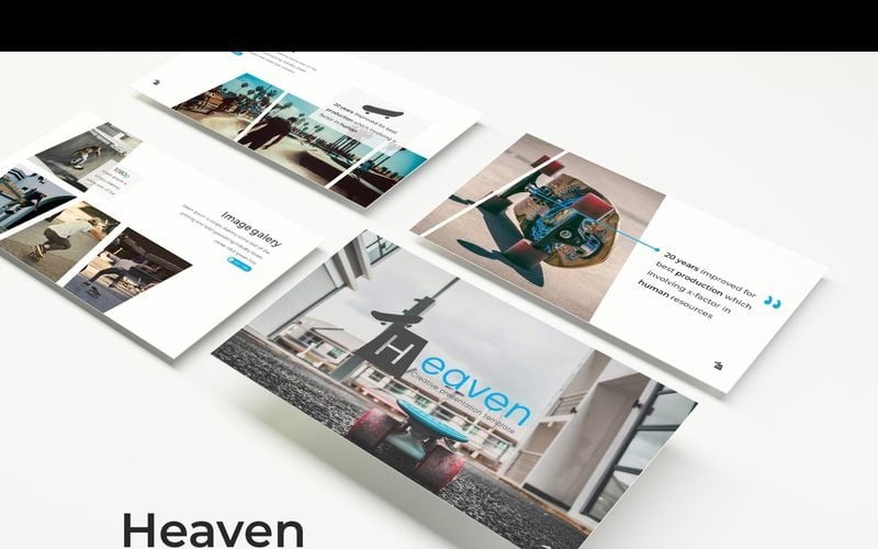 heaven powerpoint template original