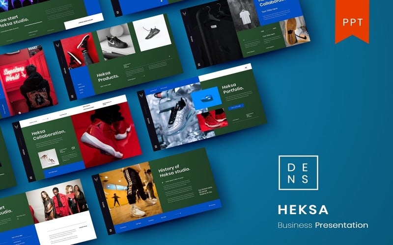 heksa business powerpoint template original